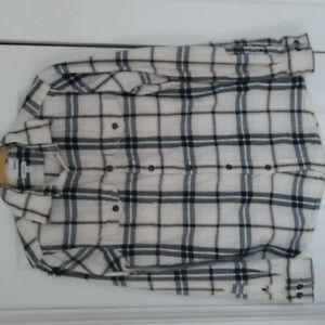 Cute & Cozy Navy & Cream Flannel, Small